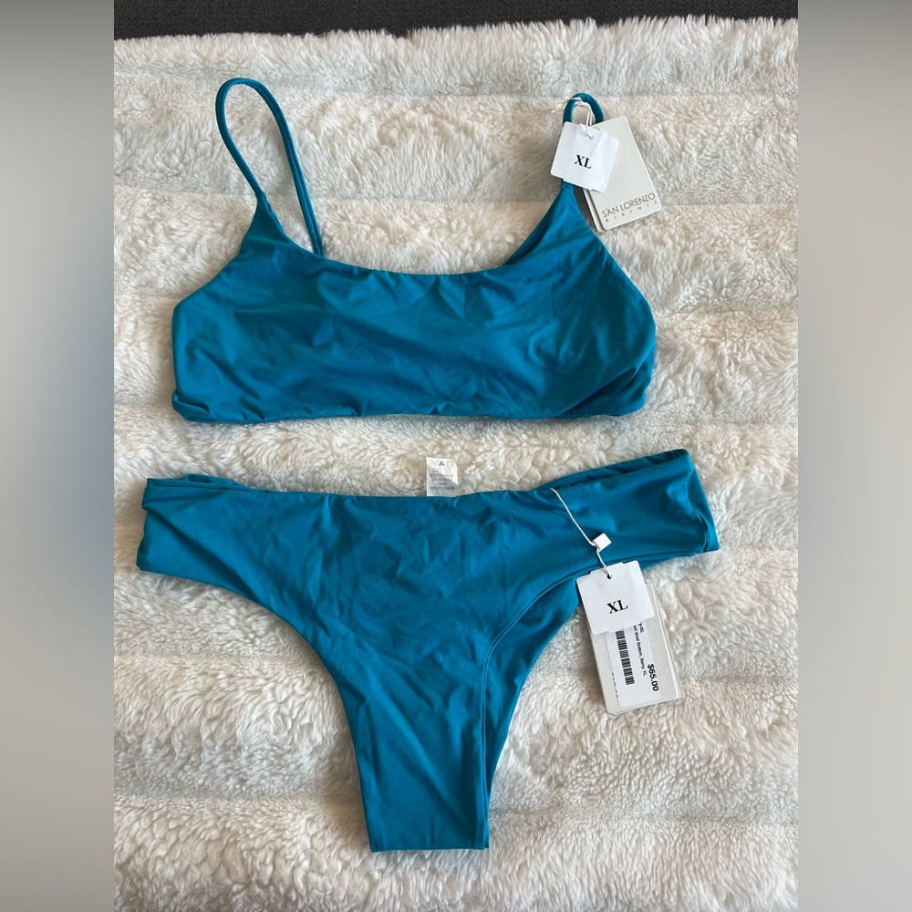 San Lorenzo Blue Bikini Set